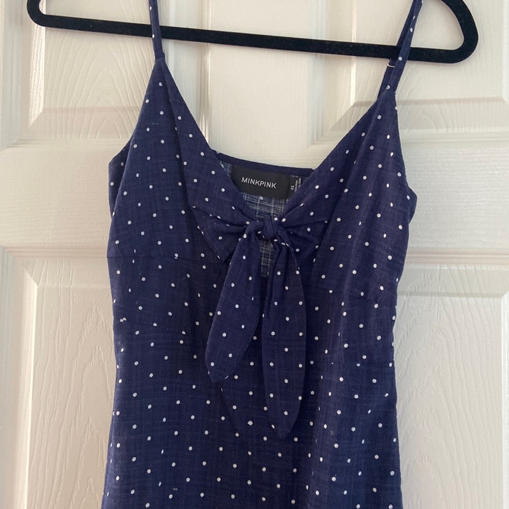 Minkpink mini polka dot dress